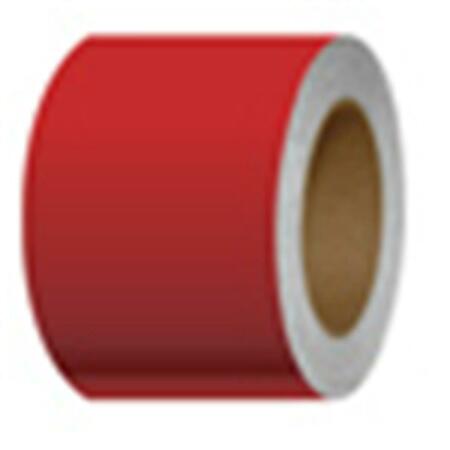 DIY INDUSTRIES Floormark 4 In. X 100 Ft. - Red-1 Roll 25-500-4100-623